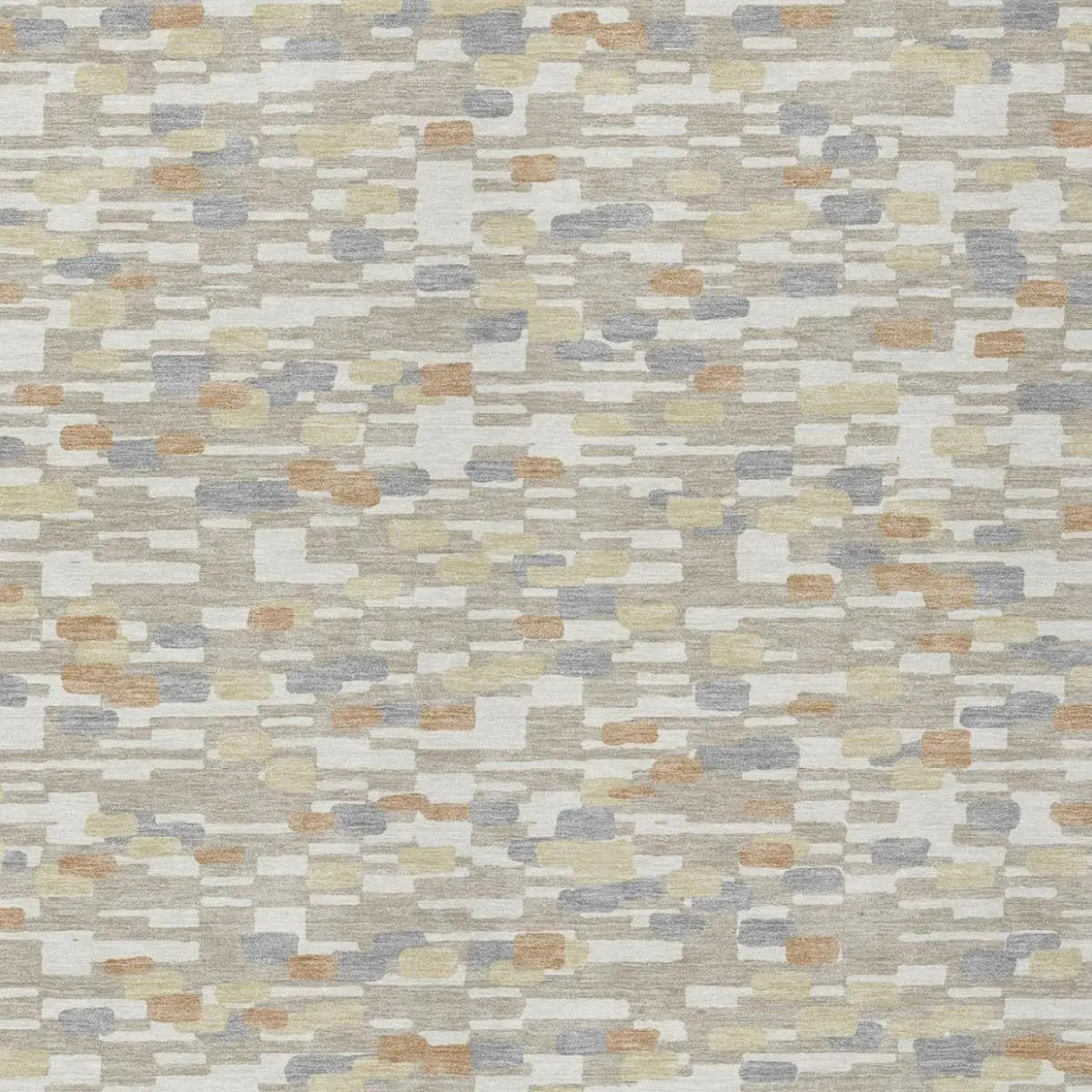 9' X 12' Beige And Brown Geometric Washable Indoor Outdoor Area Rug Homeroots Outdoor