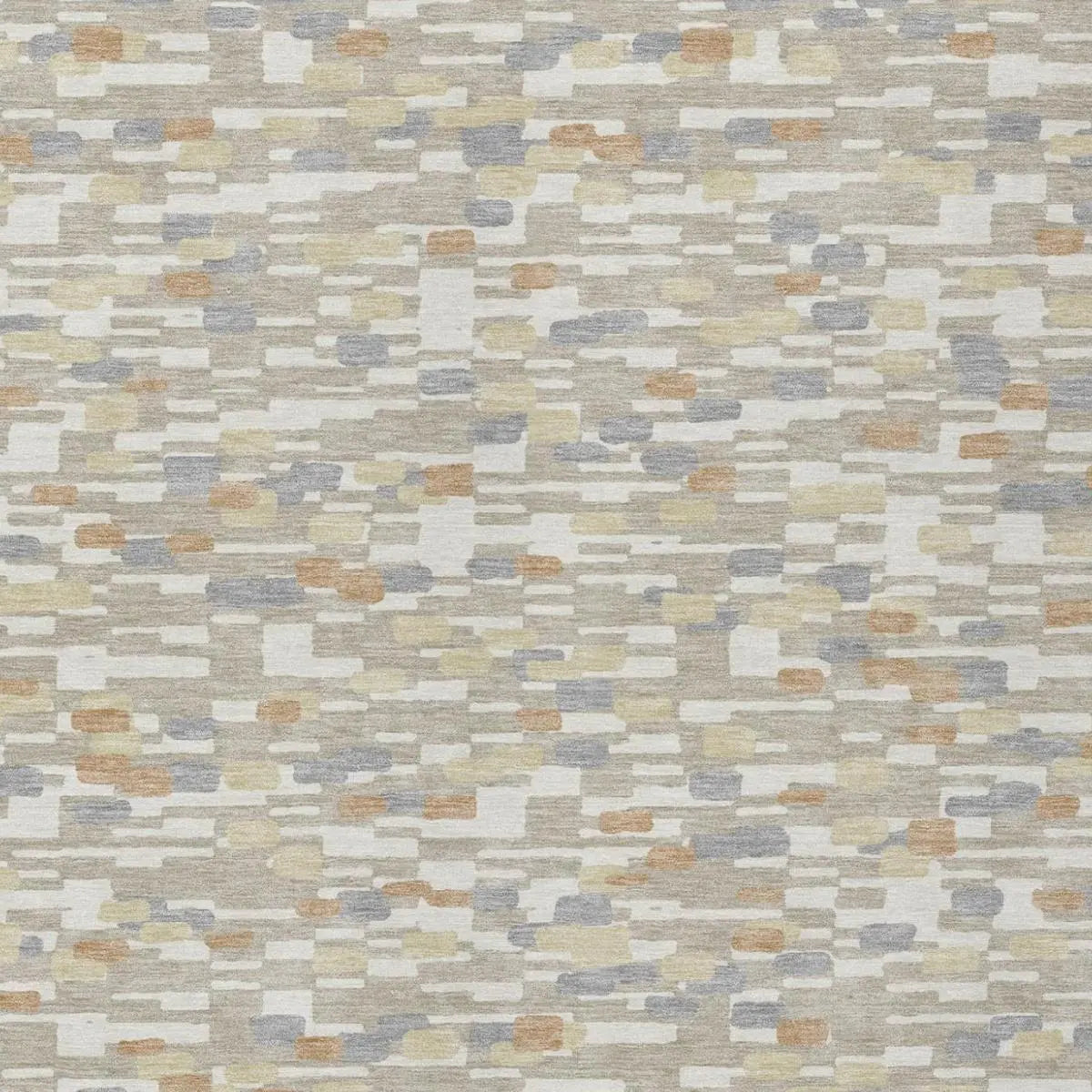 9' X 12' Beige And Brown Geometric Washable Indoor Outdoor Area Rug Homeroots Outdoor