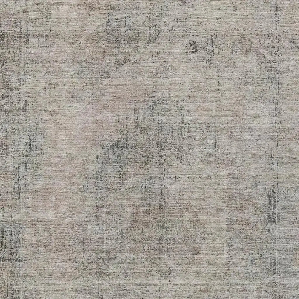 9' X 12' Beige And Brown Oriental Washable Indoor Outdoor Area Rug Homeroots Outdoor