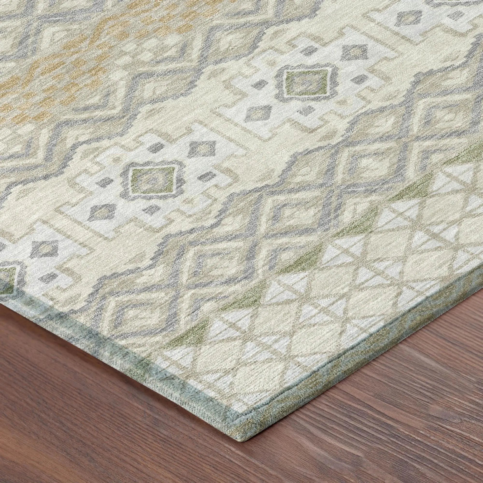 9' X 12' Beige And Brown Striped Washable Indoor Outdoor Area Rug Homeroots Outdoor