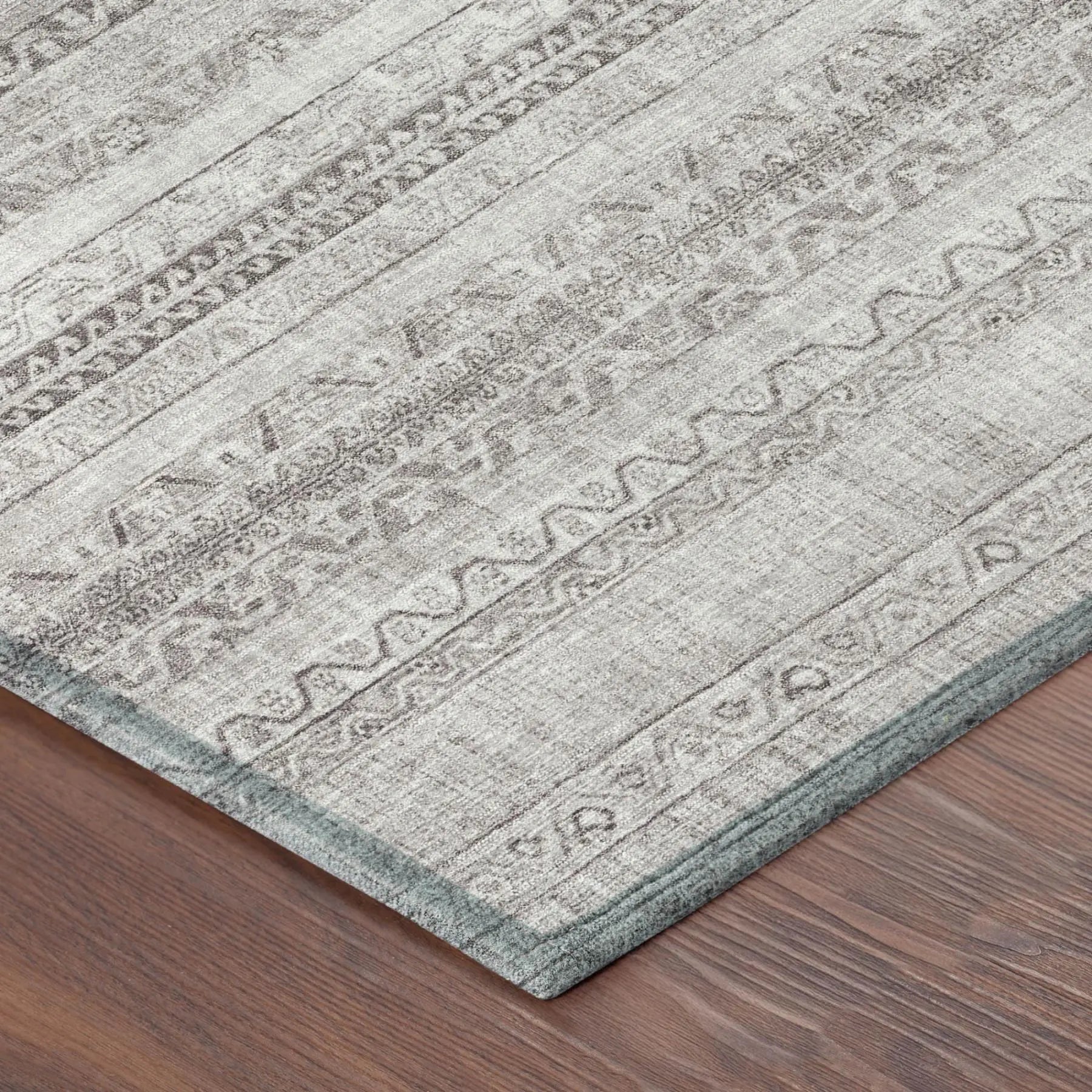 9' X 12' Beige And Brown Striped Washable Indoor Outdoor Area Rug Homeroots Outdoor