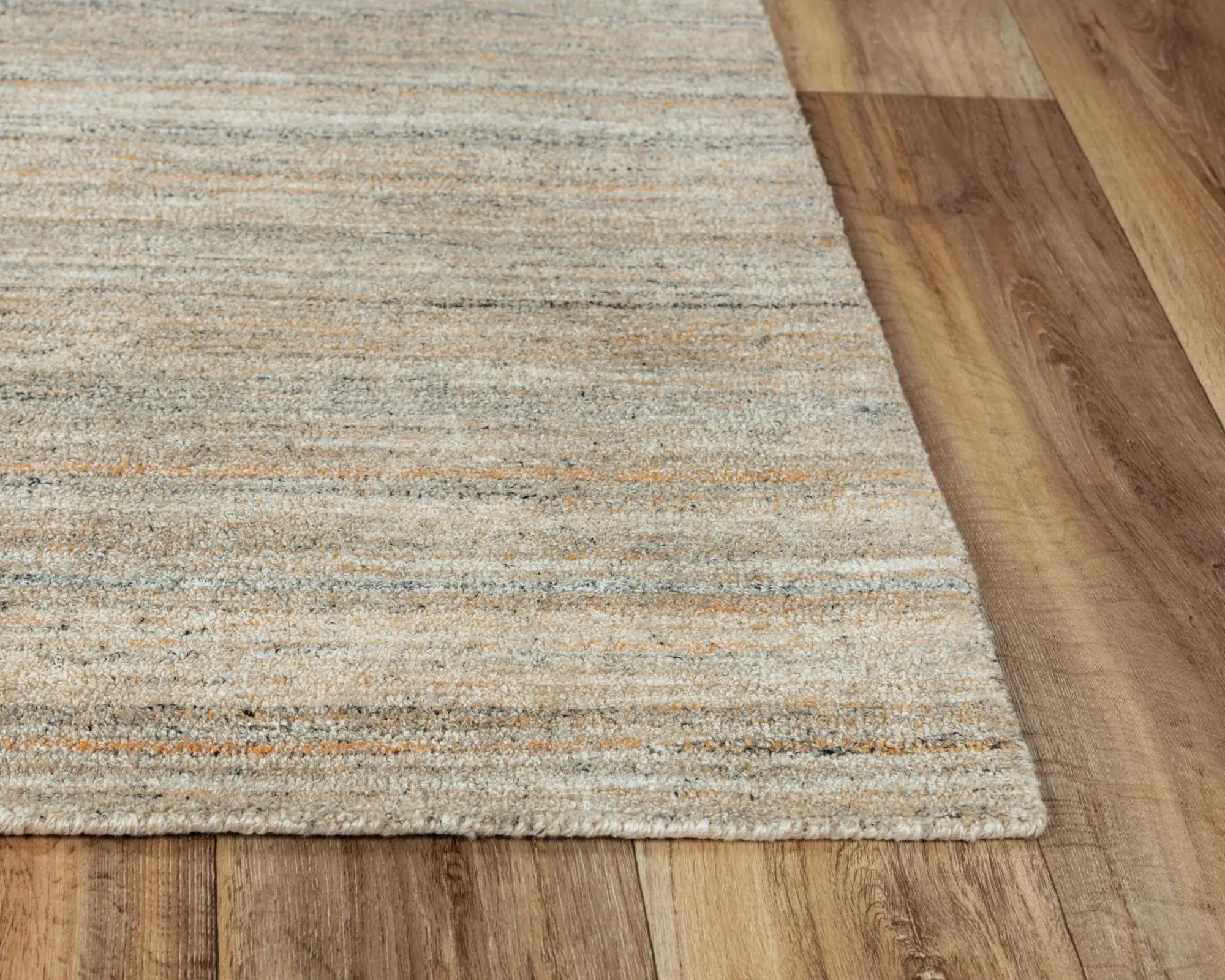 9' X 12' Beige Brown Black Ivory And Light Gray Striped Hand Tufted Area Rug Homeroots Home Decor