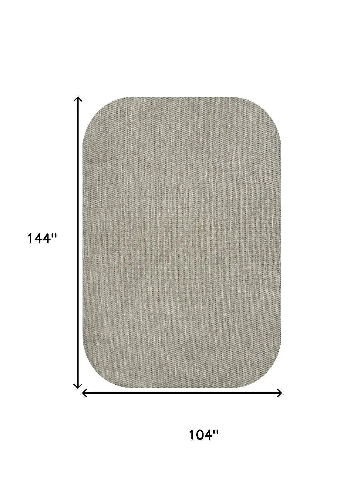 9' X 12' Beige Indoor Outdoor Area Rug Homeroots Outdoor