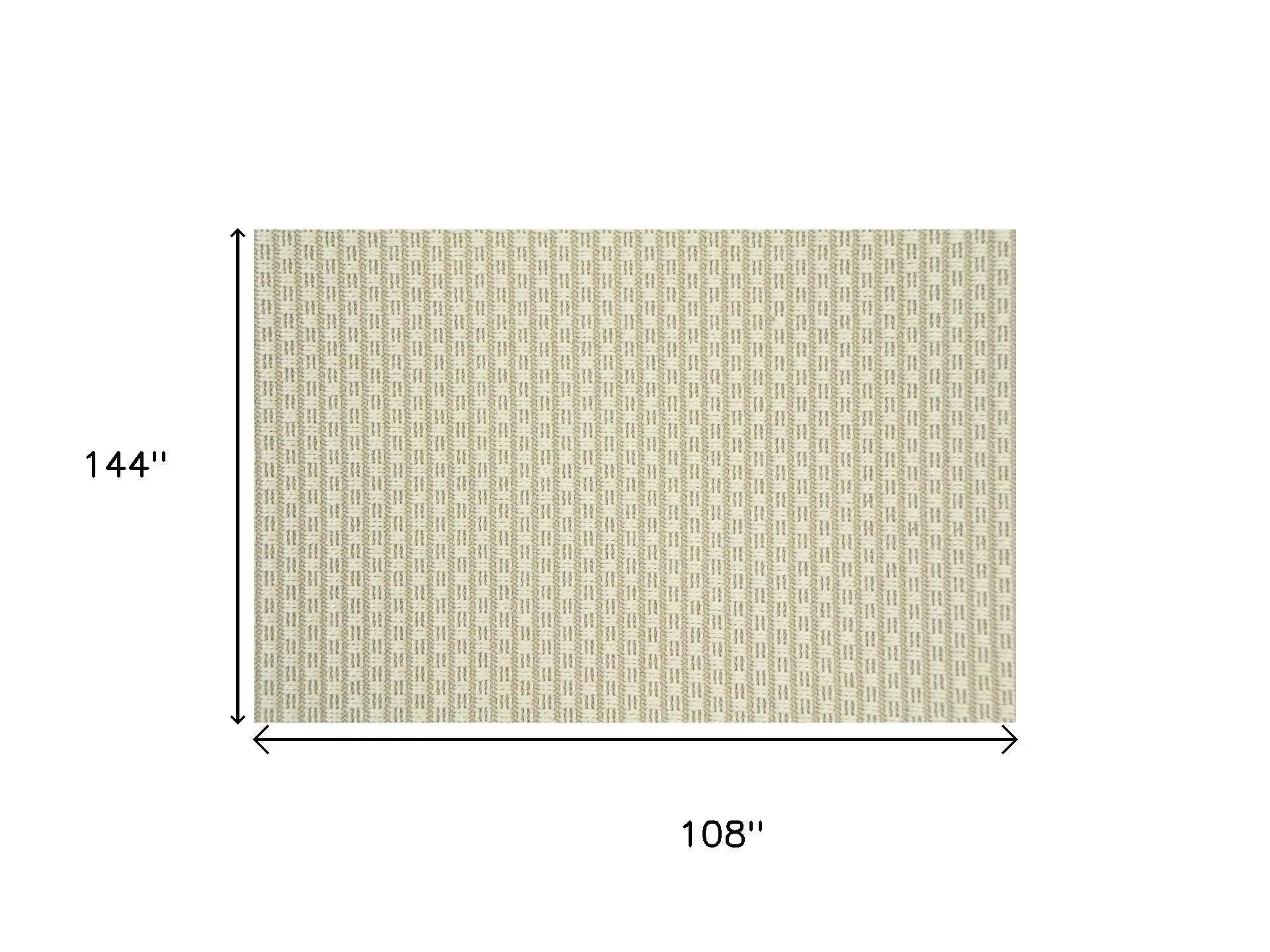 9' X 12' Beige Indoor Outdoor Area Rug Homeroots Outdoor