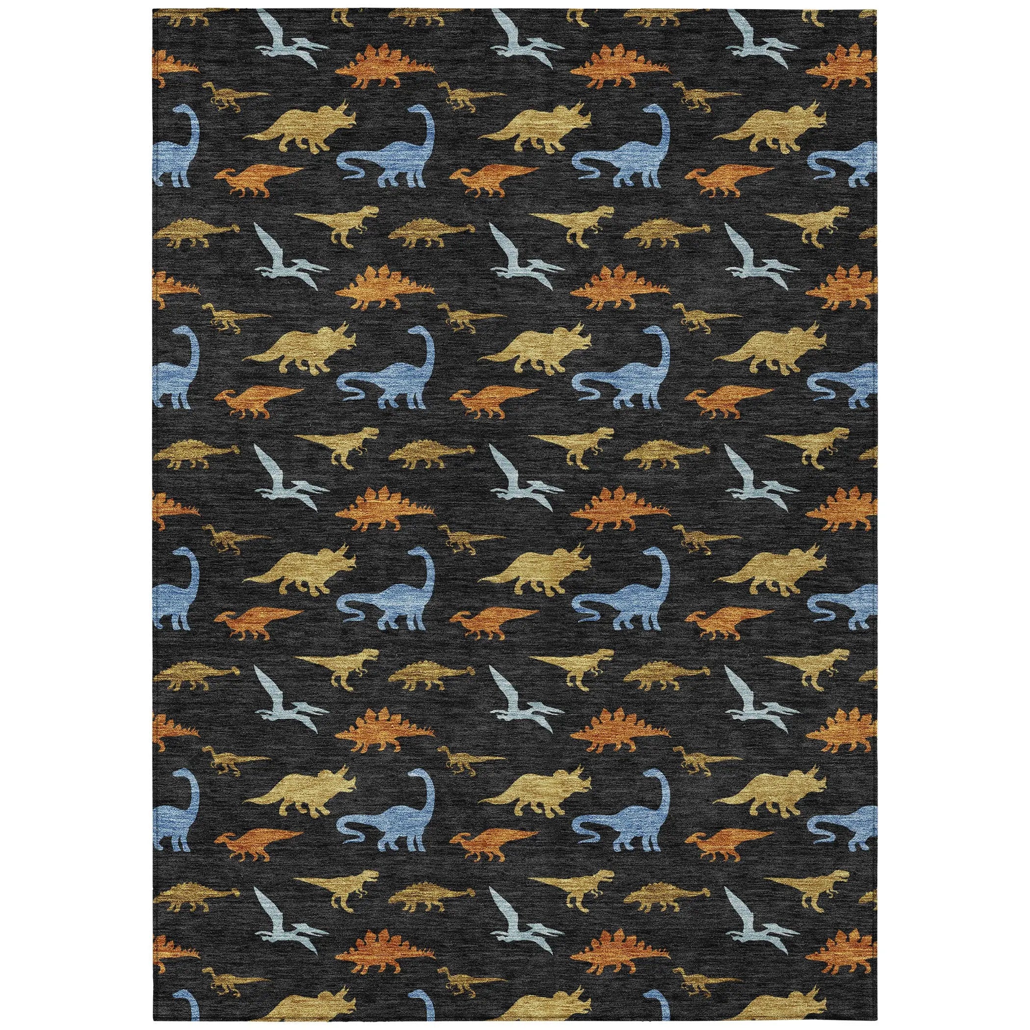 9' X 12' Black And Chocolate Geometric Washable Indoor Outdoor Area Rug Homeroots Outdoor