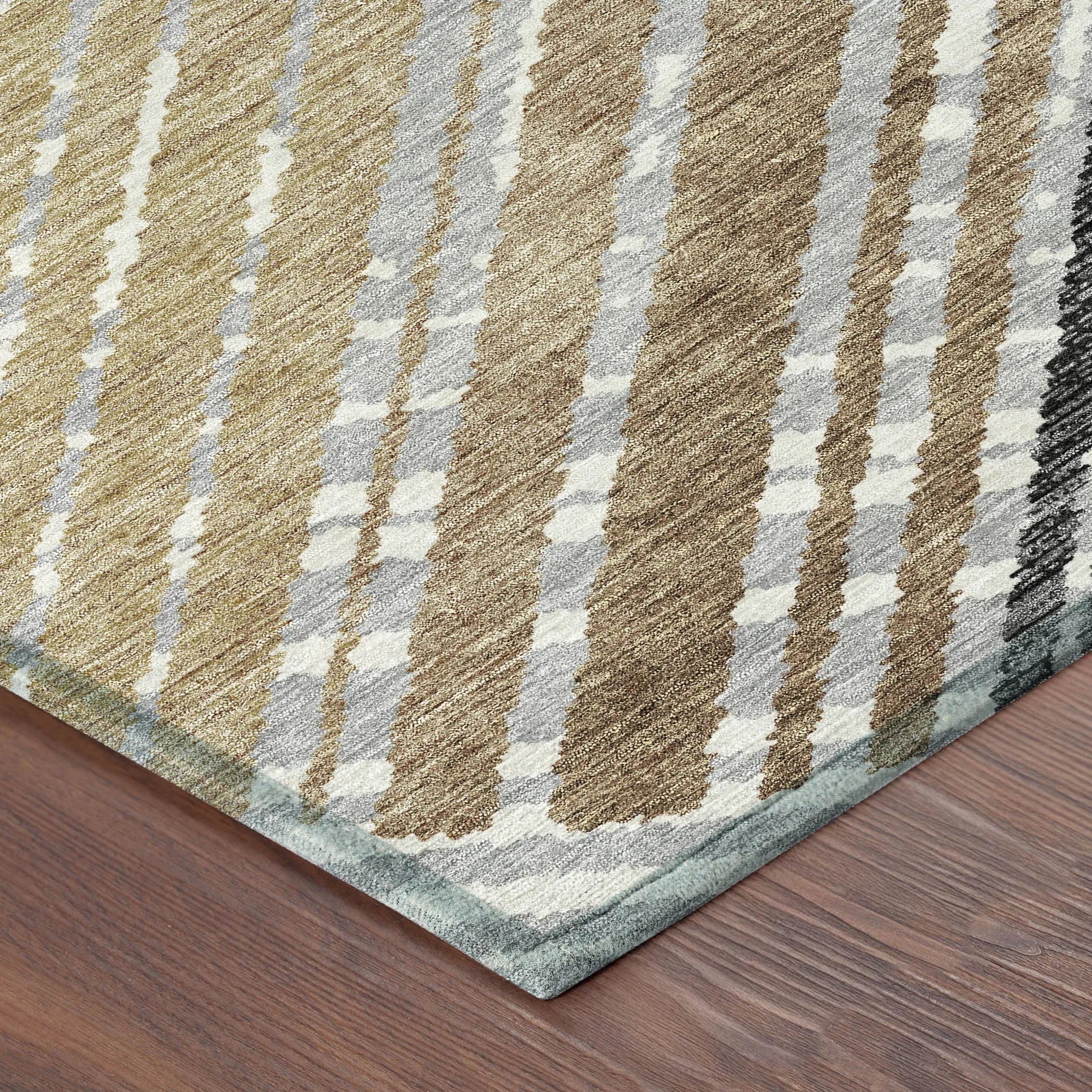 9' X 12' Black And Gray Geometric Washable Indoor Outdoor Area Rug Homeroots Outdoor