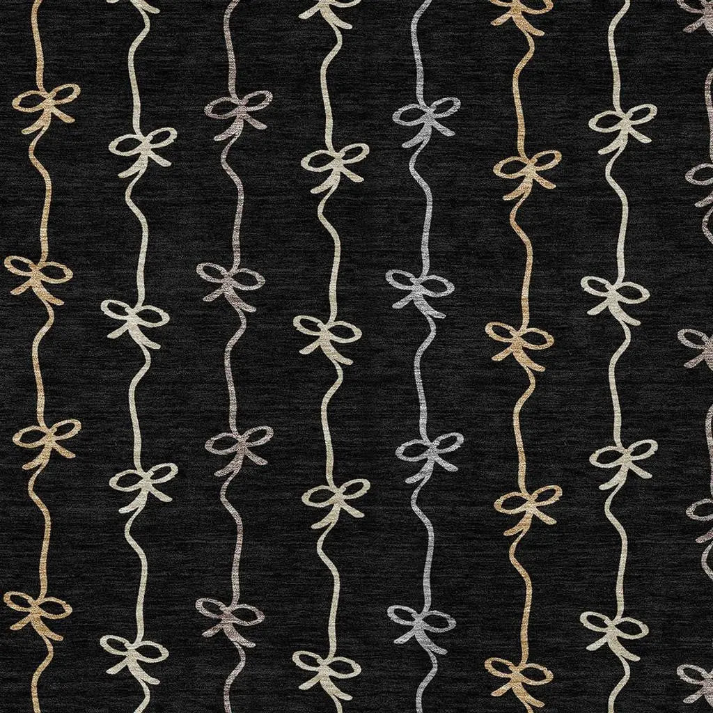 9' X 12' Black And Gray Southwestern Washable Indoor Outdoor Area Rug Homeroots Outdoor