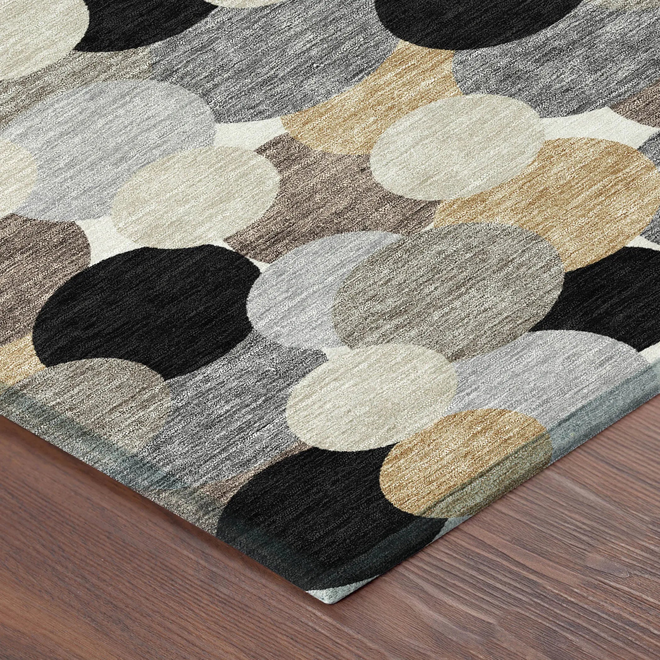 9' X 12' Black And Ivory Geometric Washable Indoor Outdoor Area Rug Homeroots Outdoor