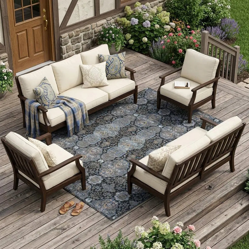 9' X 12' Black And Navy Blue Floral Washable Indoor Outdoor Area Rug Homeroots Outdoor