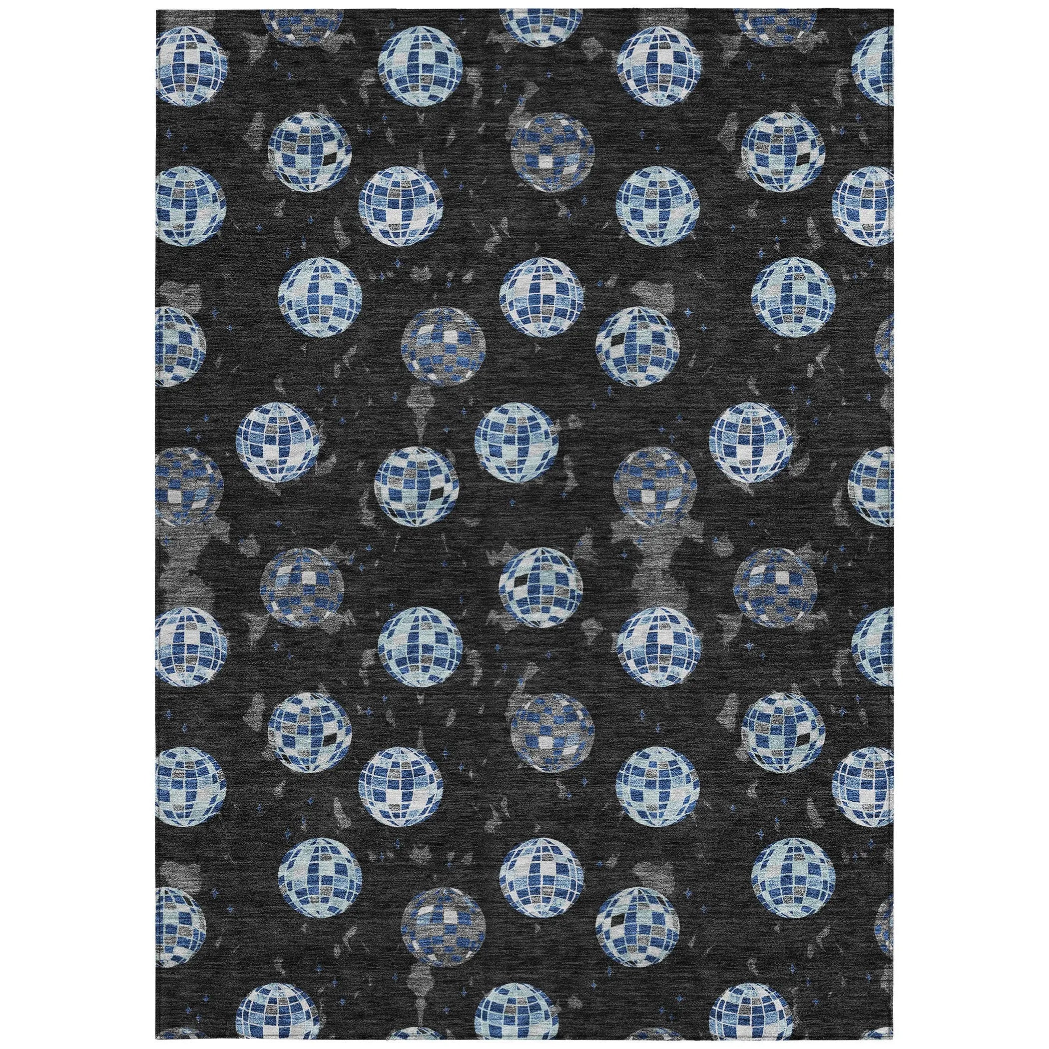 9' X 12' Black And Red Geometric Washable Indoor Outdoor Area Rug Homeroots Outdoor