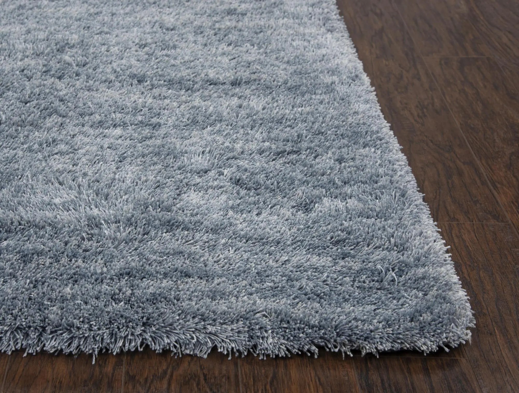 9' X 12' Blue And Dark Blue Hand Tufted Area Rug Homeroots Home Decor