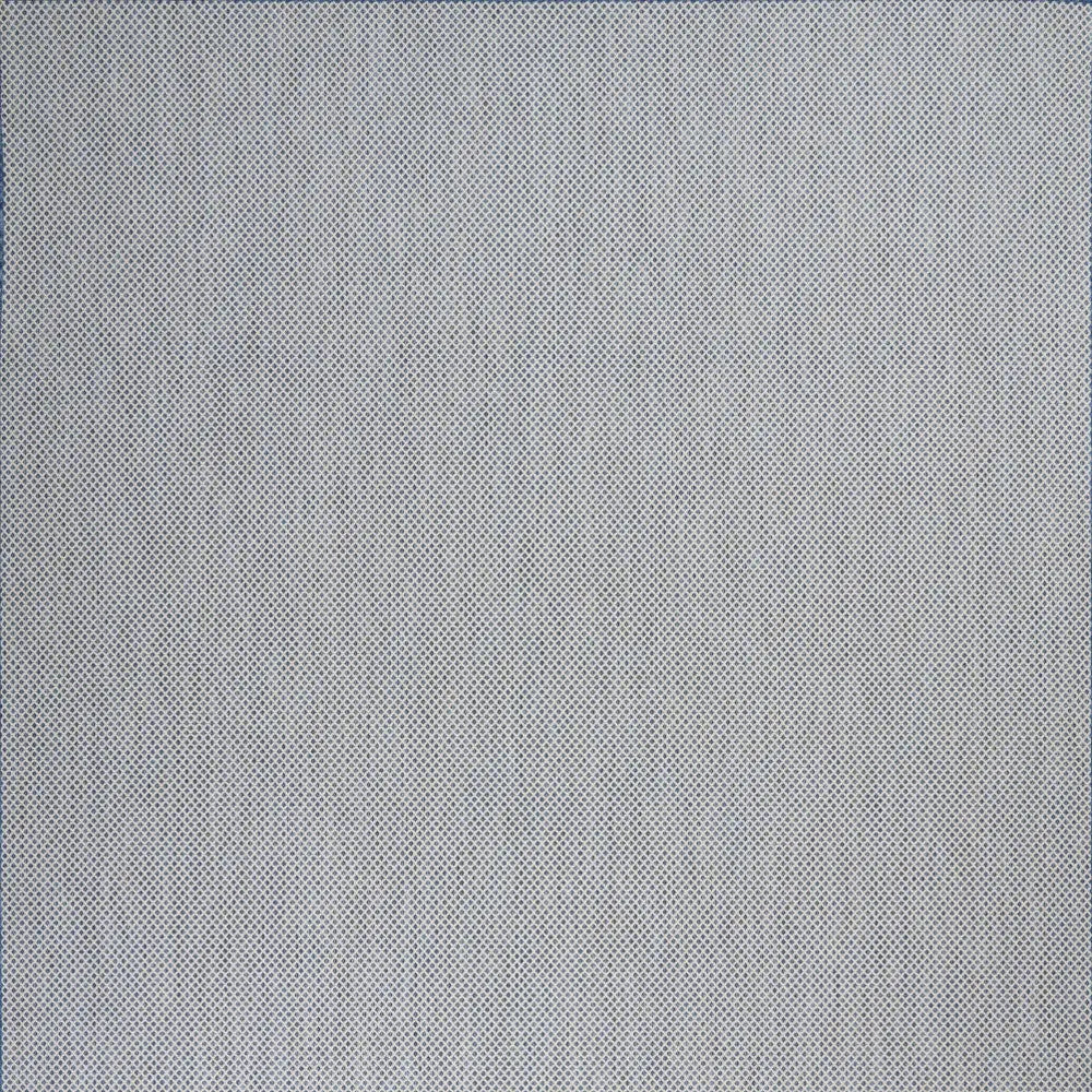 9' X 12' Blue And Ivory Indoor Outdoor Area Rug Homeroots Outdoor