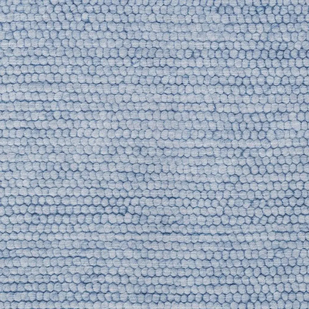 9' X 12' Blue And Sky Blue Striped Washable Indoor Outdoor Area Rug Homeroots Outdoor