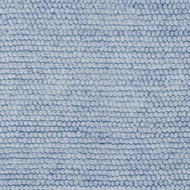 9' X 12' Blue And Sky Blue Striped Washable Indoor Outdoor Area Rug Homeroots Outdoor