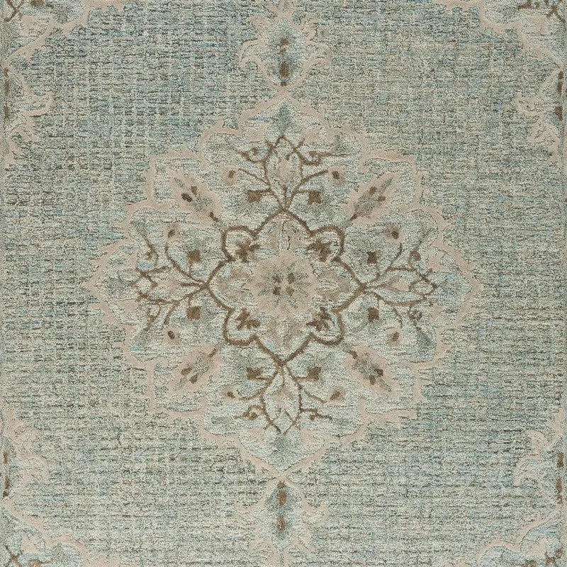 9' X 12' Blue Wool Hand Tufted Area Rug Homeroots Home Decor