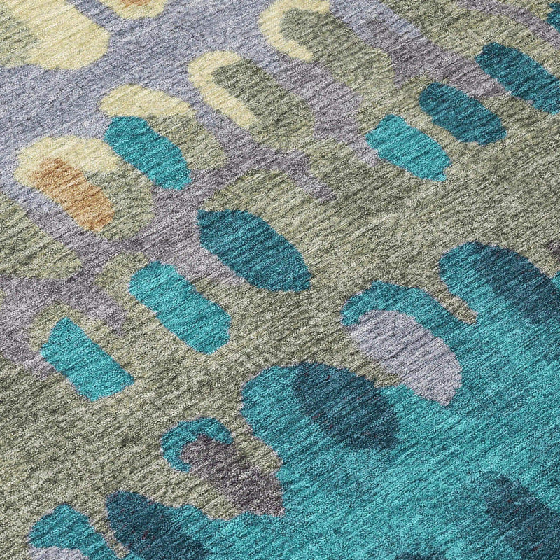9' X 12' Blush And Copper Geometric Washable Indoor Outdoor Area Rug Homeroots Outdoor