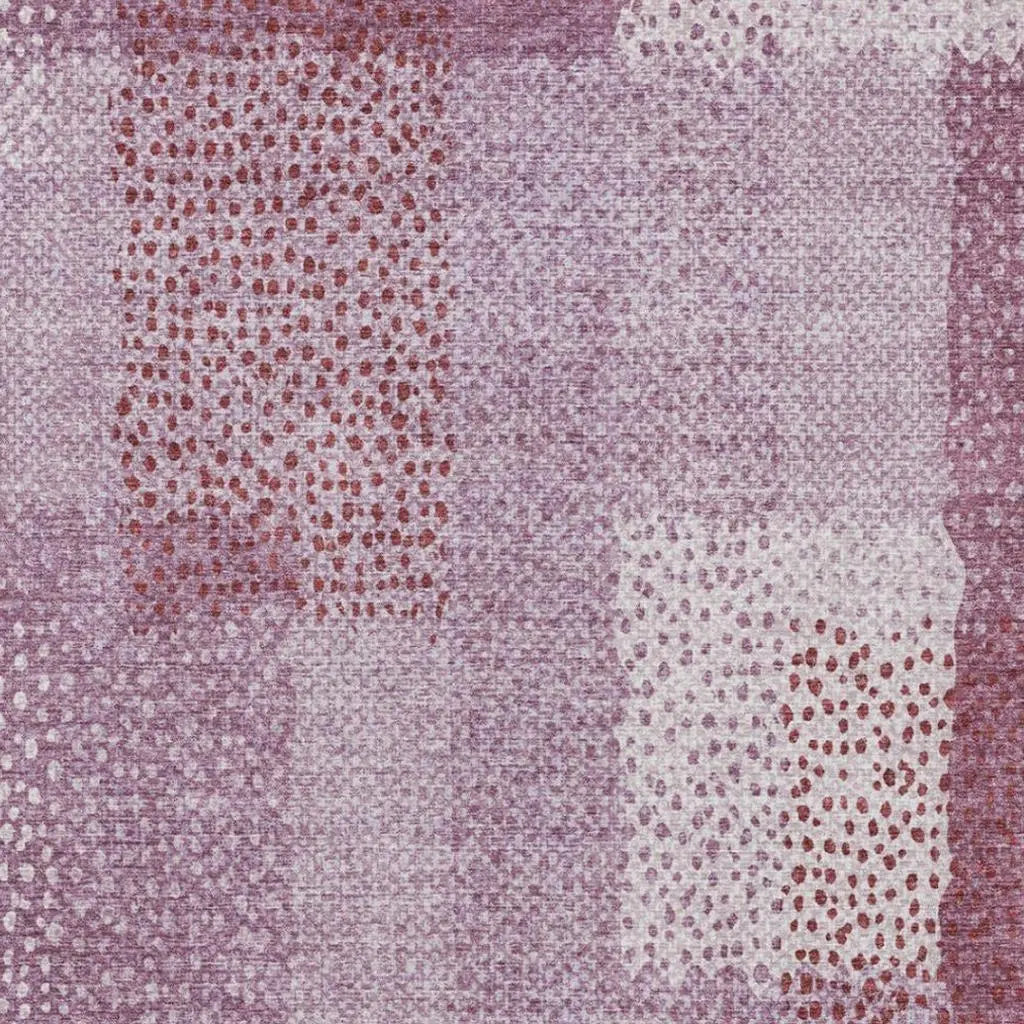 9' X 12' Blush And Pink Abstract Washable Indoor Outdoor Area Rug Homeroots Outdoor