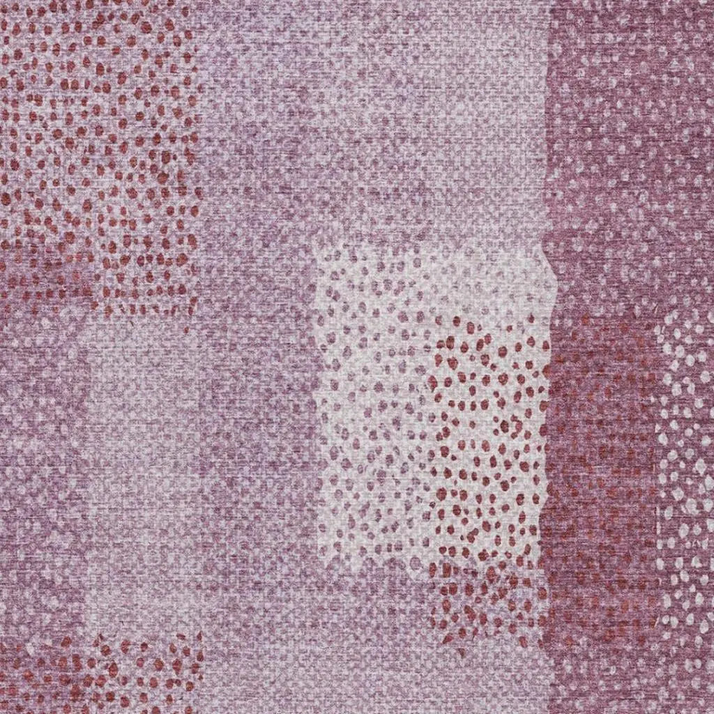 9' X 12' Blush And Pink Abstract Washable Indoor Outdoor Area Rug Homeroots Outdoor