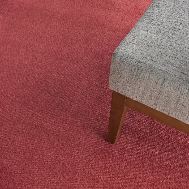 9' X 12' Brick Red Stain Resistant Indoor Outdoor Area Rug Homeroots Outdoor