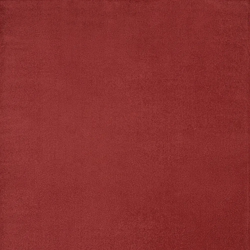 9' X 12' Brick Red Stain Resistant Indoor Outdoor Area Rug Homeroots Outdoor