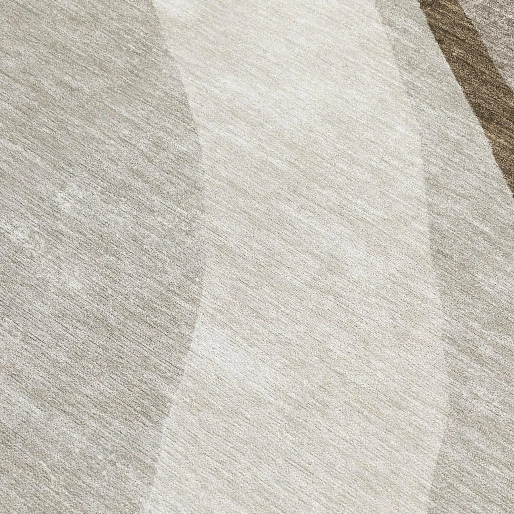 9' X 12' Brown And Ivory Abstract Washable Indoor Outdoor Area Rug Homeroots Outdoor