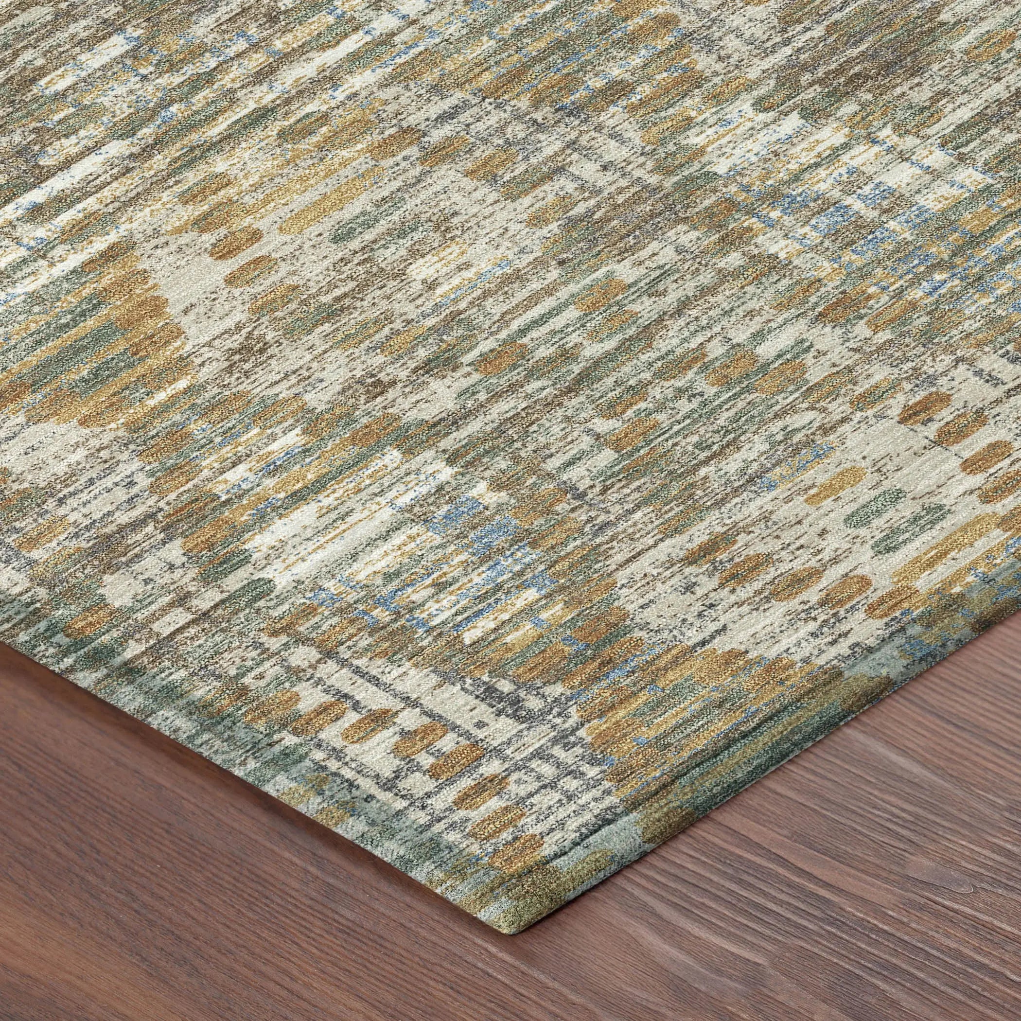 9' X 12' Brown And Khaki Floral Medallion Washable Indoor Outdoor Area Rug Homeroots Outdoor