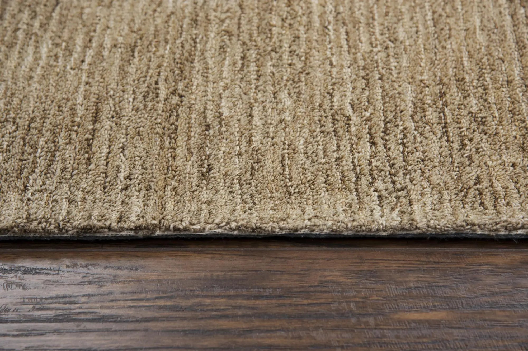 9' X 12' Brown And Natural Wool Hand Tufted Area Rug Homeroots Home Decor