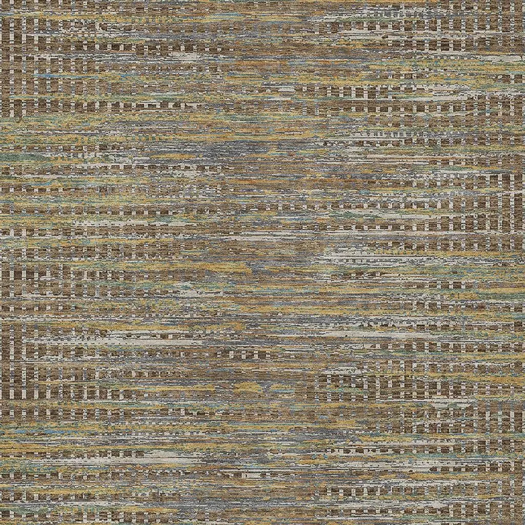 9' X 12' Brown And Taupe Abstract Washable Indoor Outdoor Area Rug Homeroots Outdoor