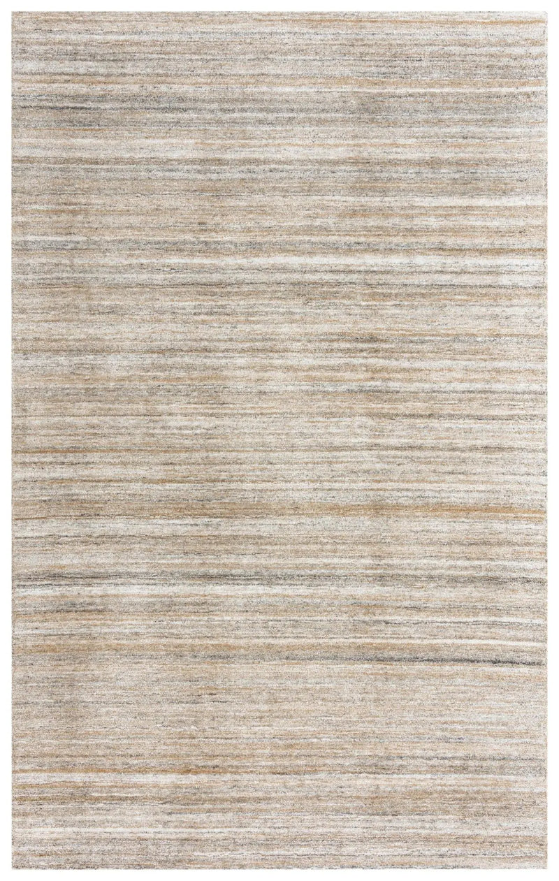 9' X 12' Brown Ivory And Dark Gray Striped Hand Tufted Area Rug Homeroots Home Decor