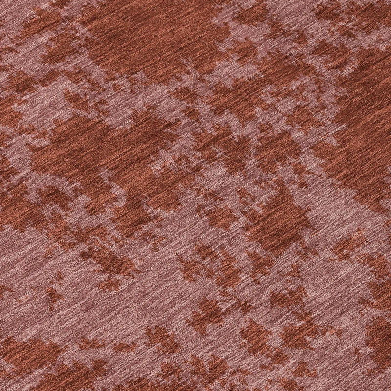 9' X 12' Burgundy And Red Abstract Washable Indoor Outdoor Area Rug Homeroots Outdoor