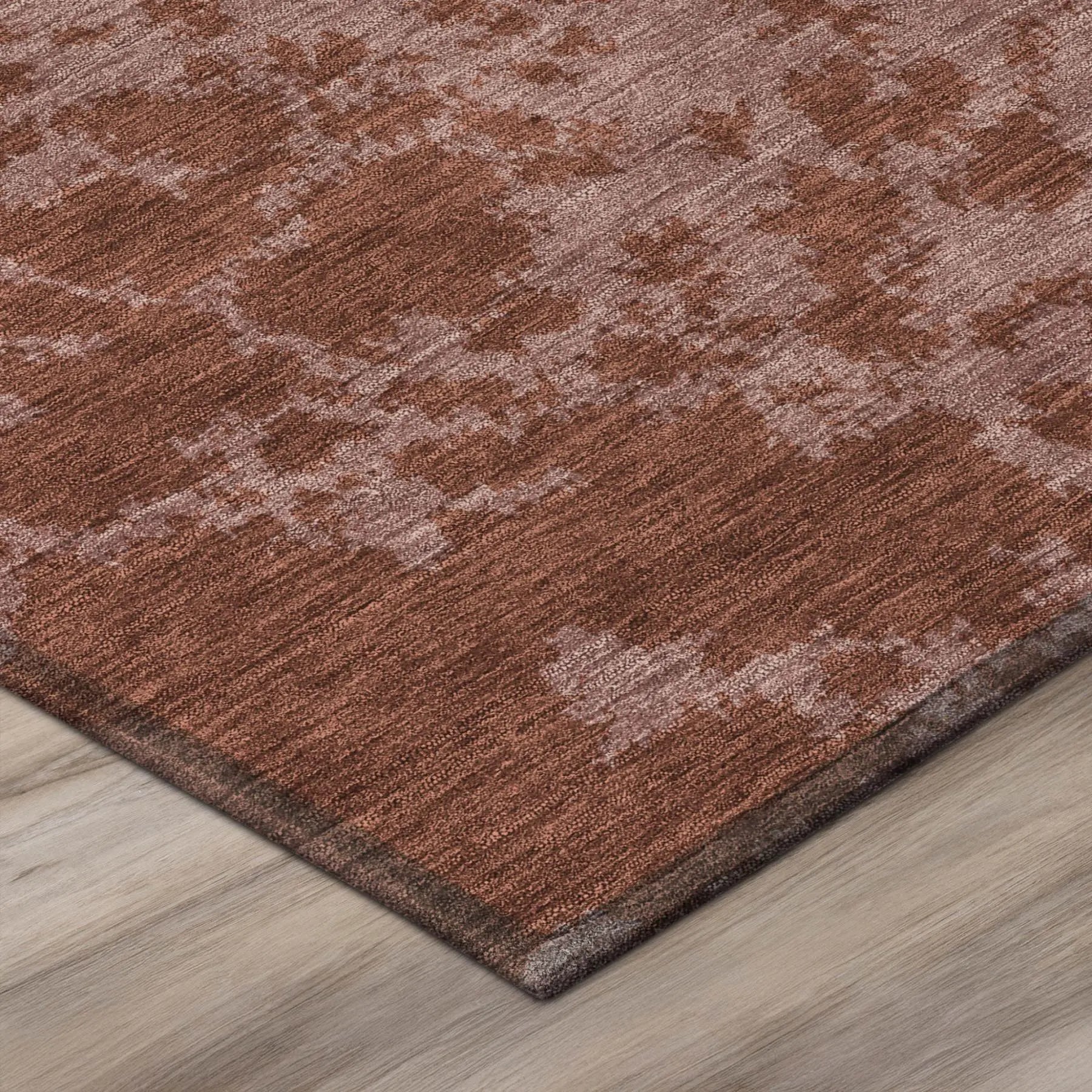 9' X 12' Burgundy And Red Abstract Washable Indoor Outdoor Area Rug Homeroots Outdoor
