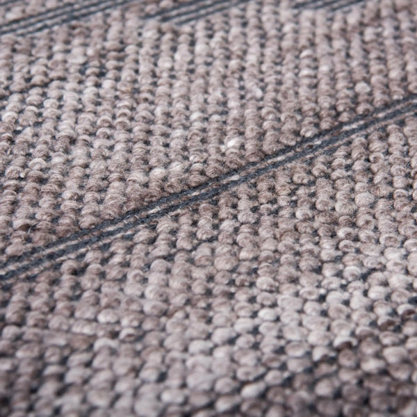 9' X 12' Charcoal And Gray Geometric Hand Woven Area Rug With UV Protection Homeroots Home Decor