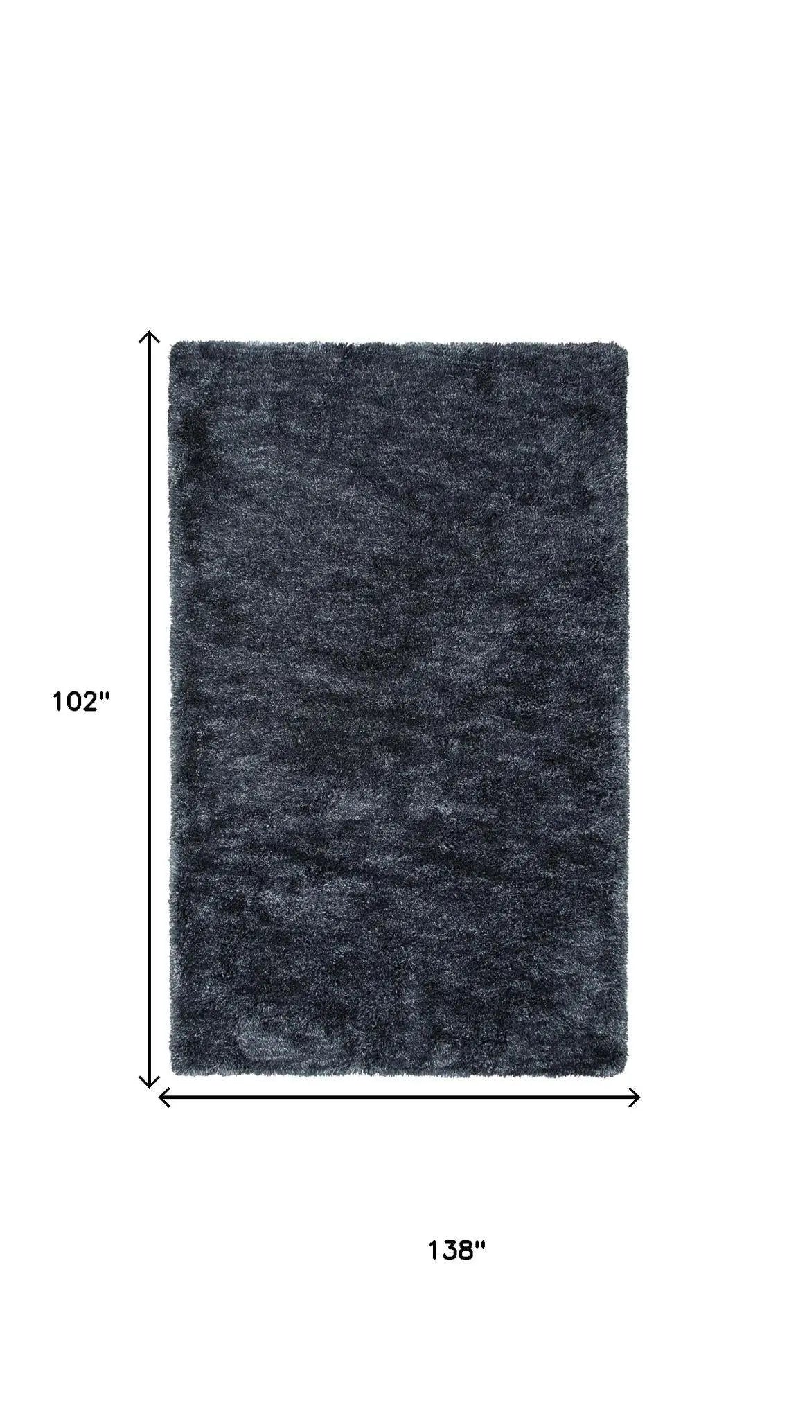 9' X 12' Charcoal And Gray Hand Tufted Area Rug Homeroots Home Decor