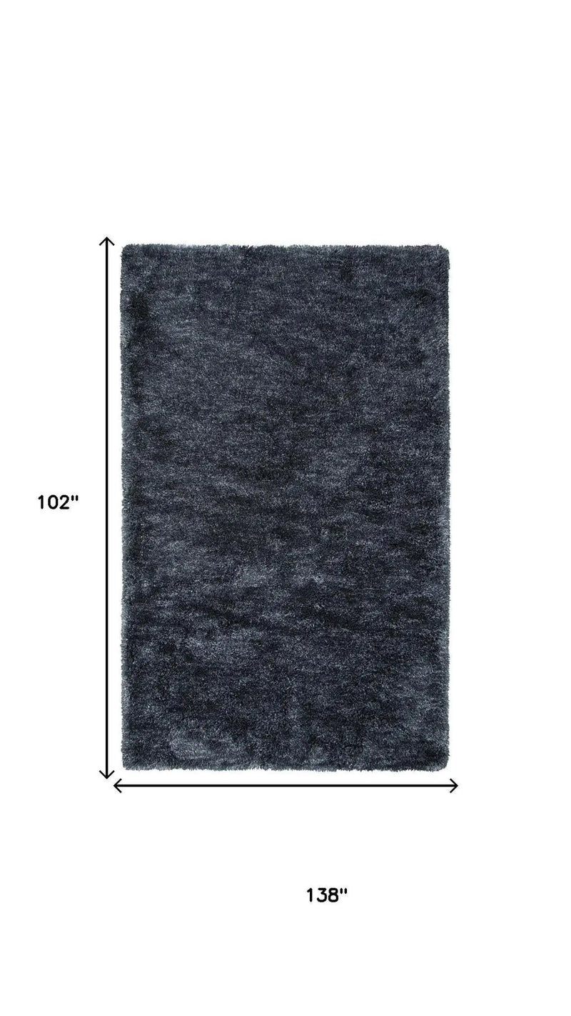 9' X 12' Charcoal And Gray Hand Tufted Area Rug Homeroots Home Decor