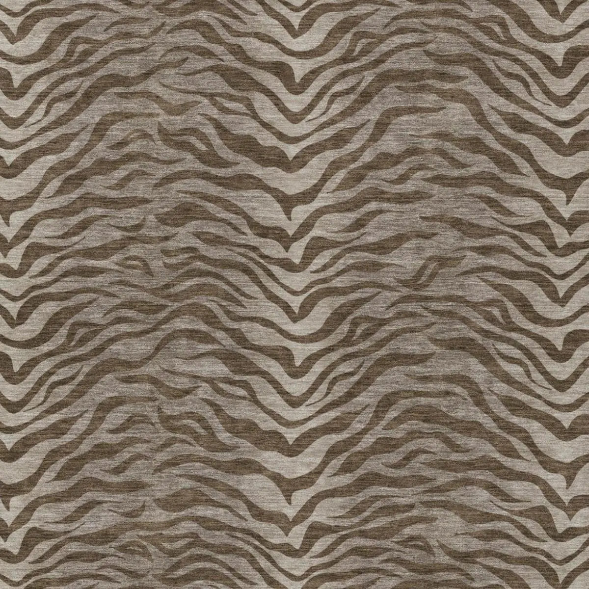 9' X 12' Chocolate And Brown Animal Print Washable Indoor Outdoor Area Rug Homeroots Outdoor
