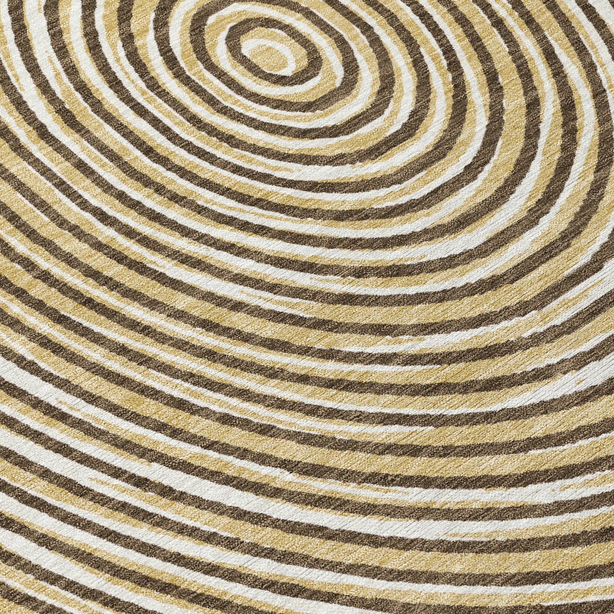 9' X 12' Chocolate And Ivory Geometric Washable Indoor Outdoor Area Rug Homeroots Outdoor