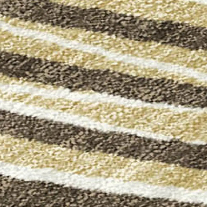 9' X 12' Chocolate And Ivory Geometric Washable Indoor Outdoor Area Rug Homeroots Outdoor