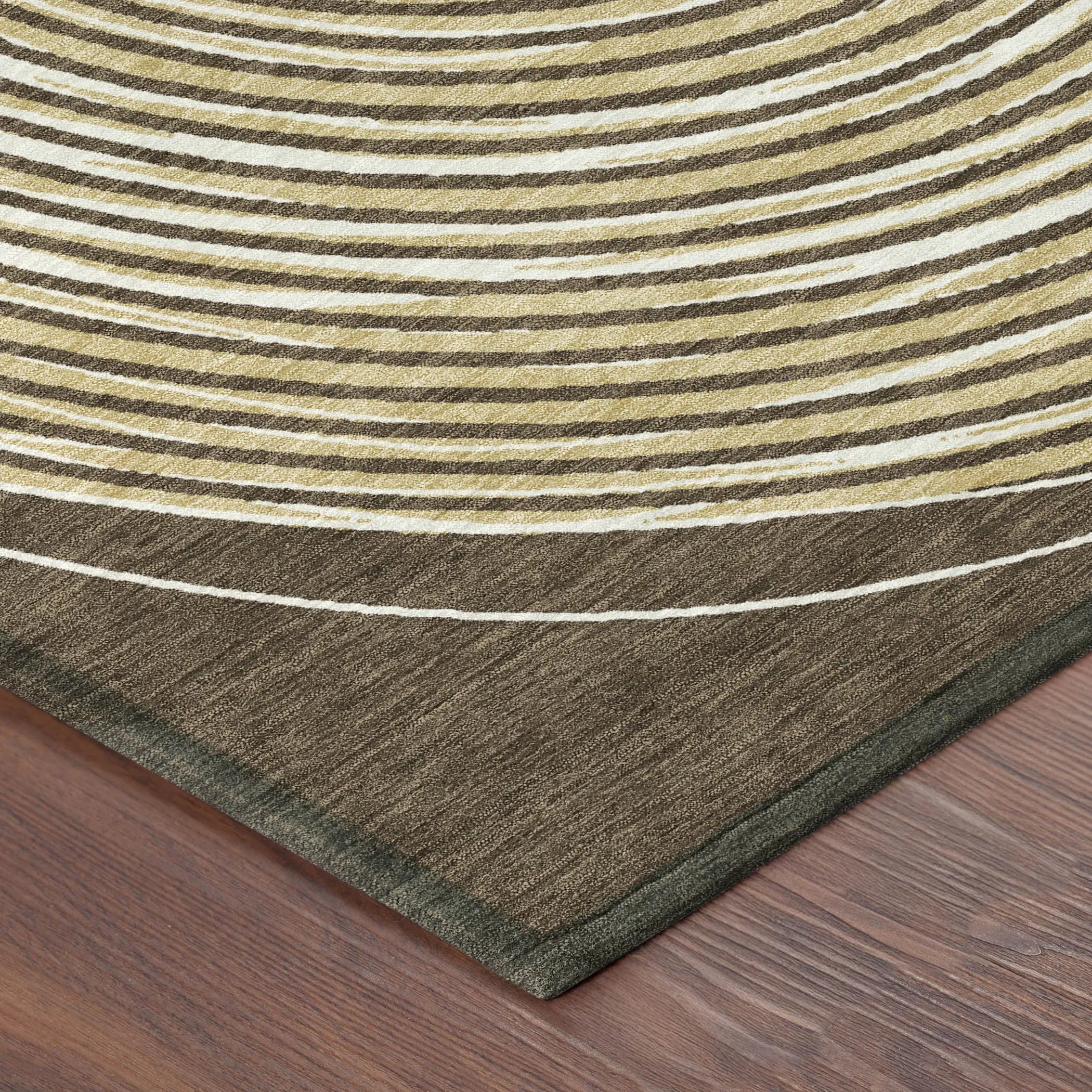 9' X 12' Chocolate And Ivory Geometric Washable Indoor Outdoor Area Rug Homeroots Outdoor
