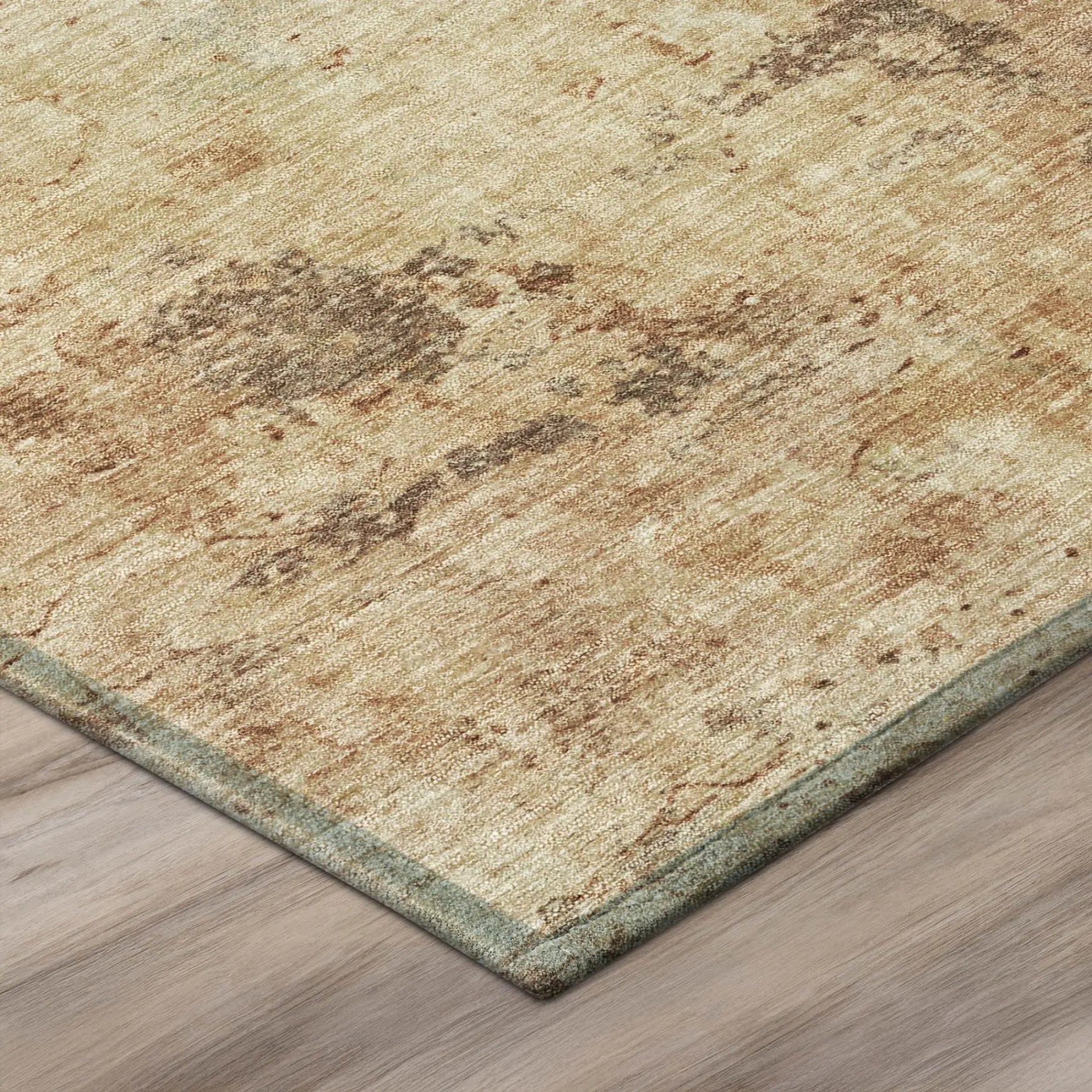 9' X 12' Copper And Orange Abstract Washable Indoor Outdoor Area Rug Homeroots Outdoor
