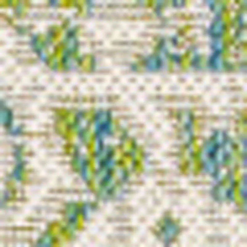 9' X 12' Cream And Green Medallion Indoor Outdoor Area Rug Homeroots Outdoor