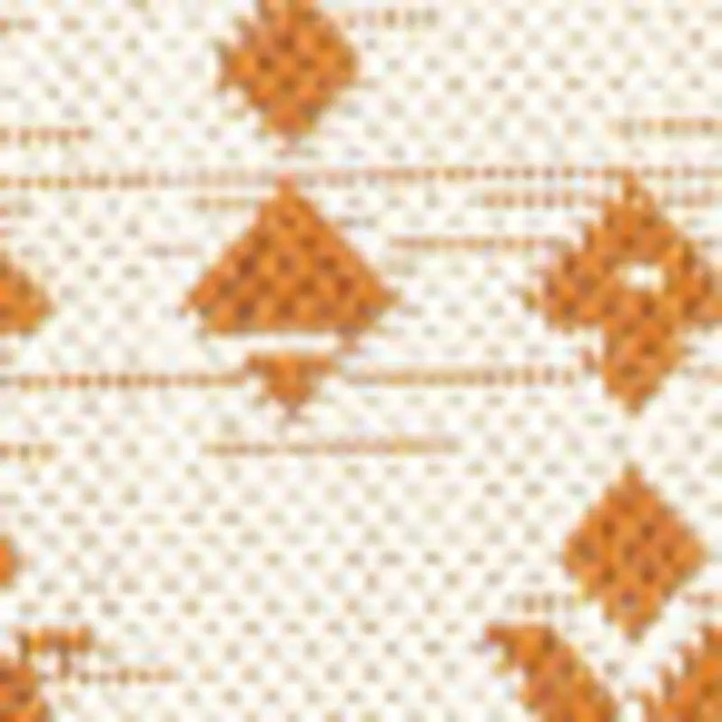 9' X 12' Cream And Orange Trellis Indoor Outdoor Area Rug Homeroots Outdoor