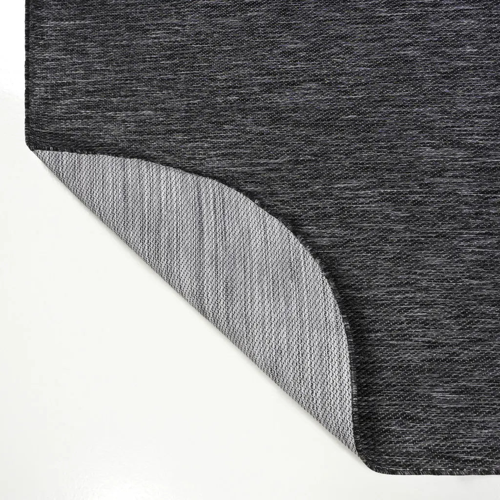 9' X 12' Dark Gray Indoor Outdoor Area Rug Homeroots Outdoor