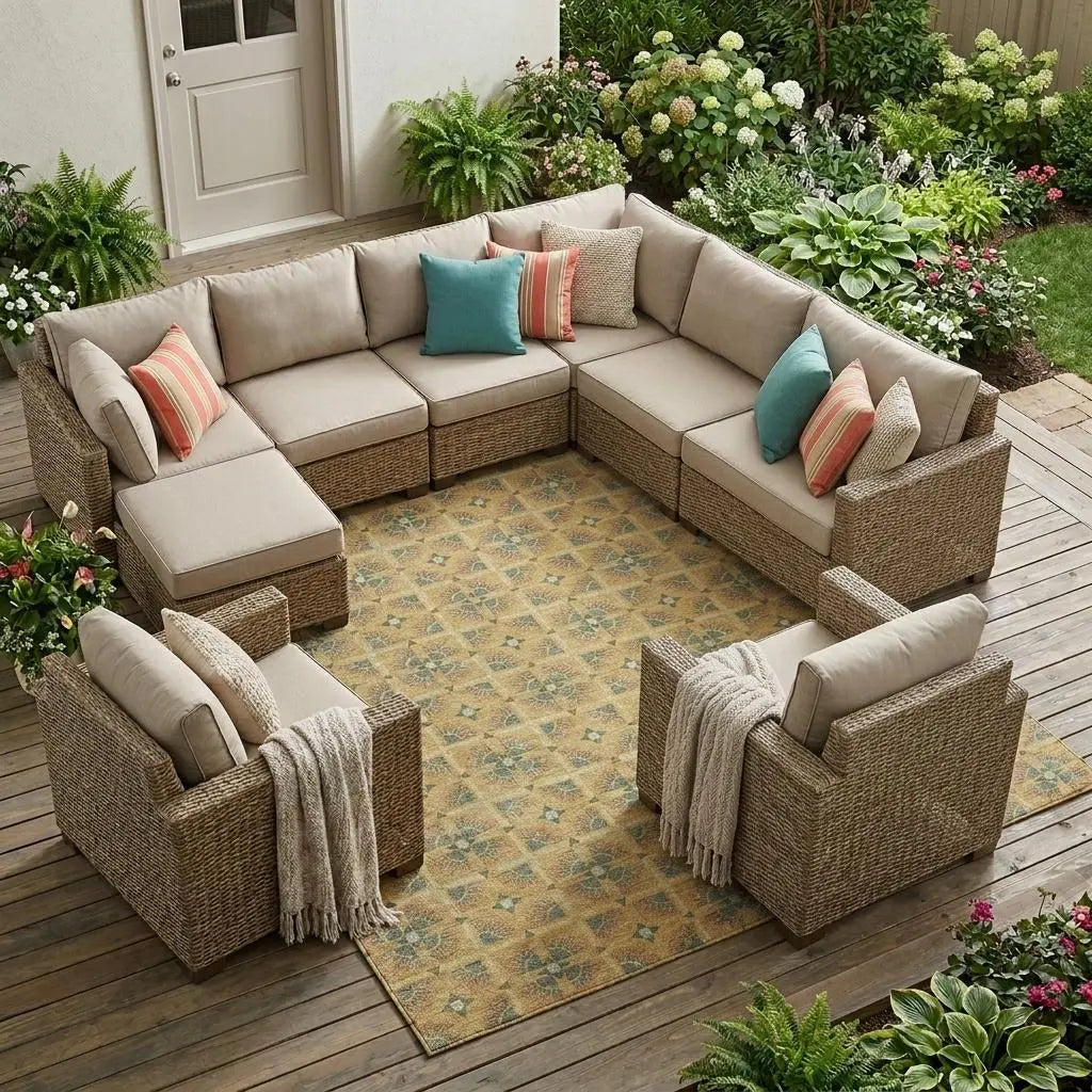 9' X 12' Gold And Copper Geometric Washable Indoor Outdoor Area Rug Homeroots Outdoor