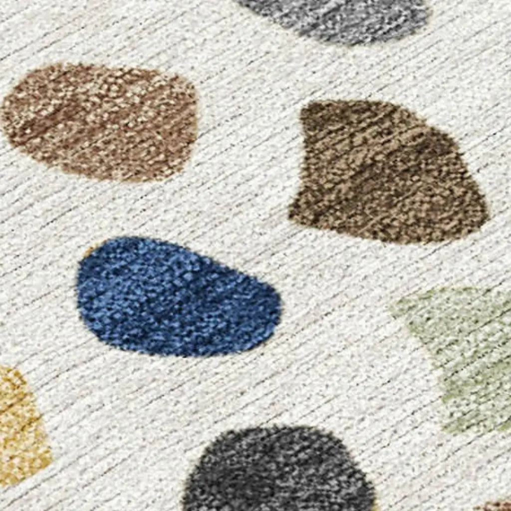 9' X 12' Gold And Ivory Tribal Washable Indoor Outdoor Area Rug Homeroots Outdoor