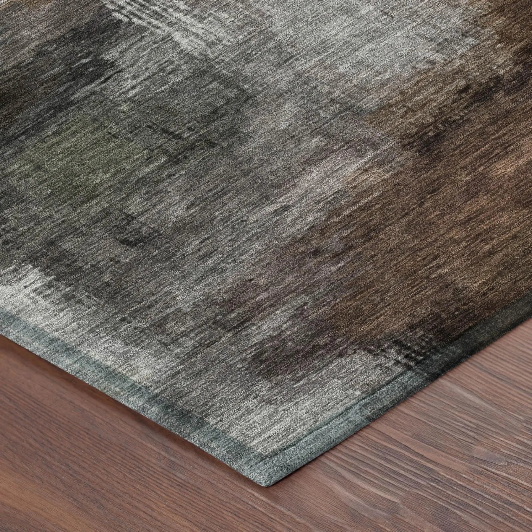 9' X 12' Granite Gray And Gray Abstract Washable Indoor Outdoor Area Rug Homeroots Outdoor