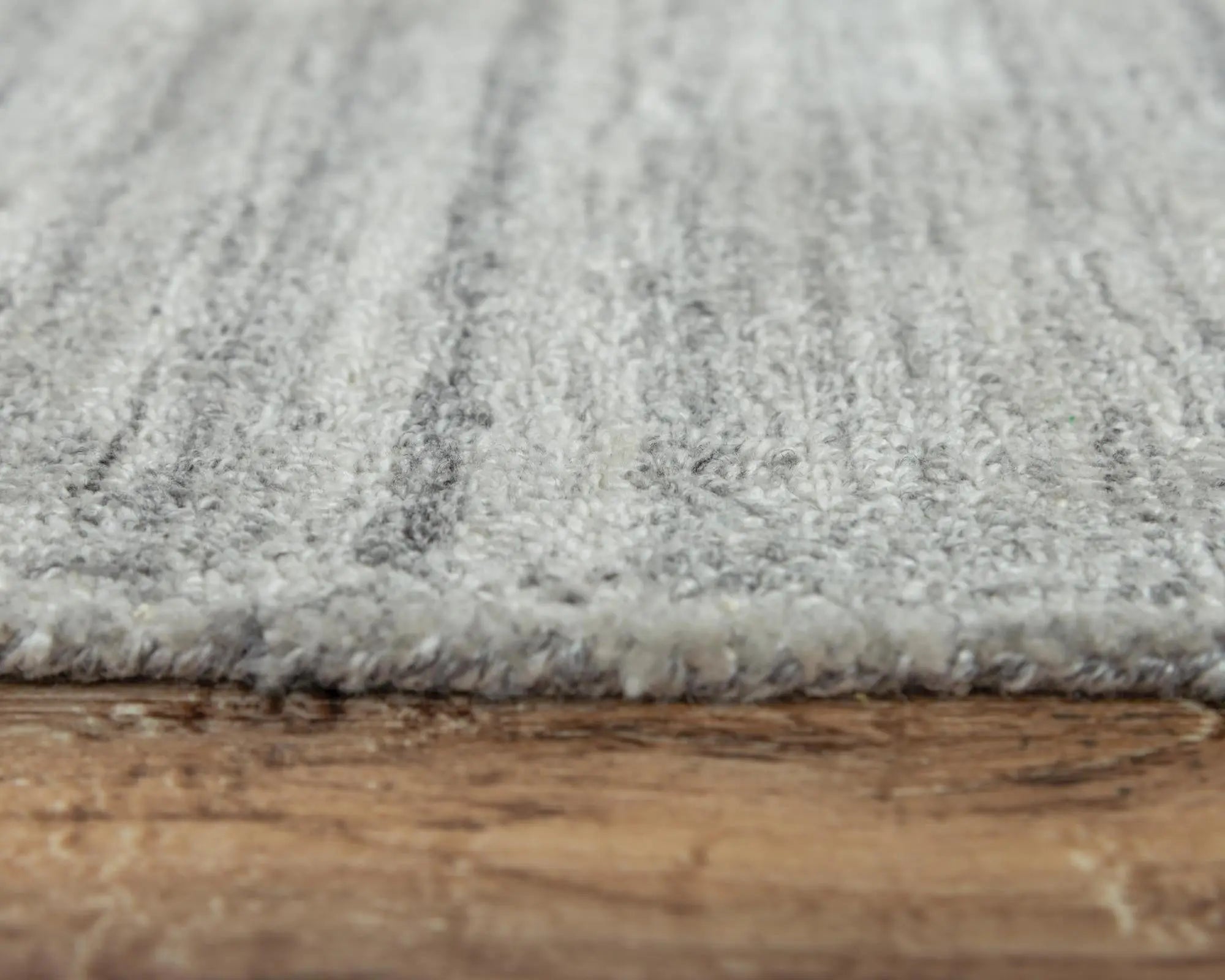 9' X 12' Gray And Dark Gray Striped Hand Tufted Area Rug Homeroots Home Decor