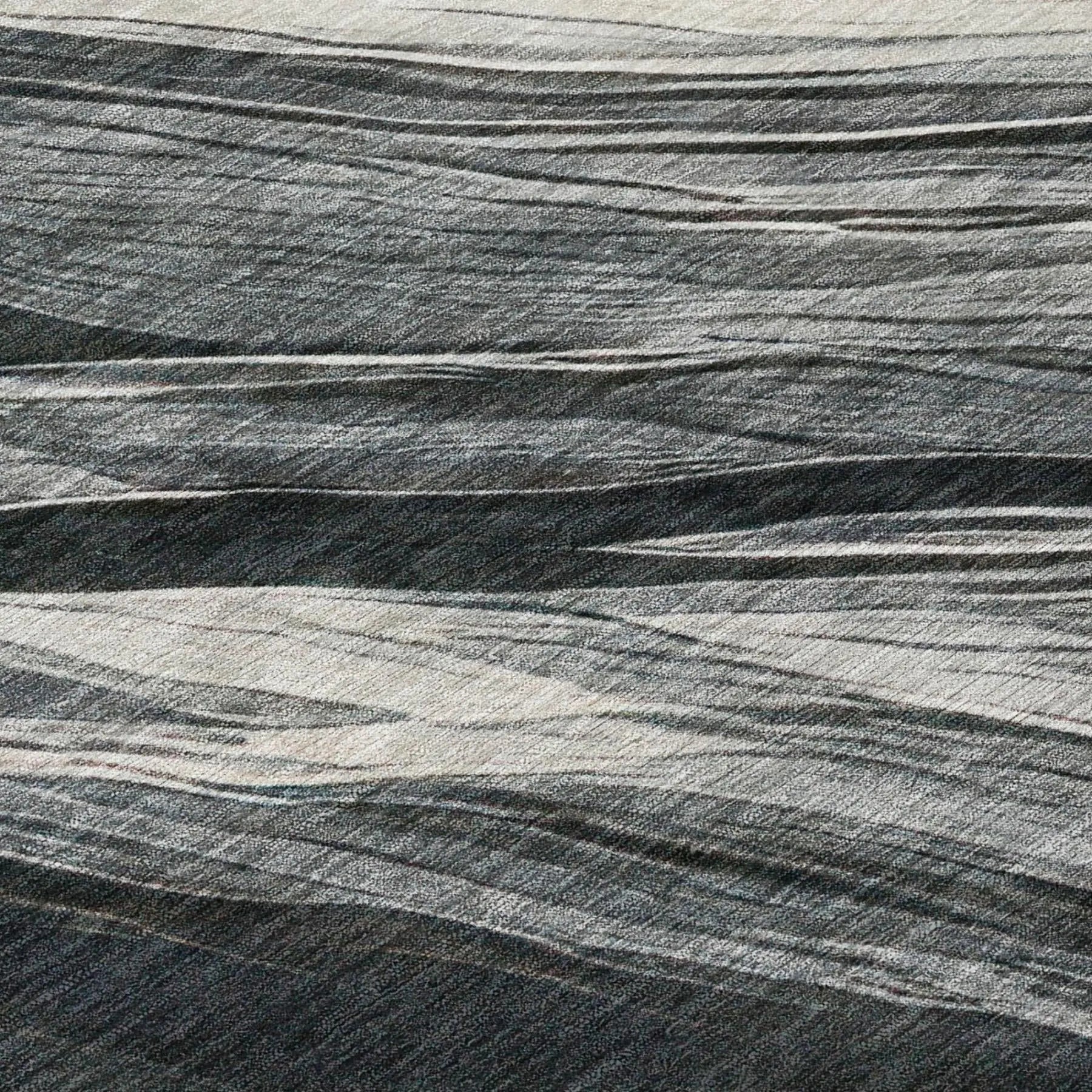 9' X 12' Gray And Graphite Abstract Washable Indoor Outdoor Area Rug Homeroots Outdoor