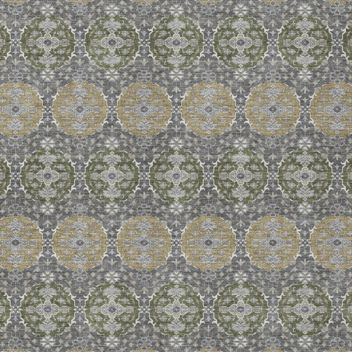 9' X 12' Gray And Graphite Striped Washable Indoor Outdoor Area Rug Homeroots Outdoor