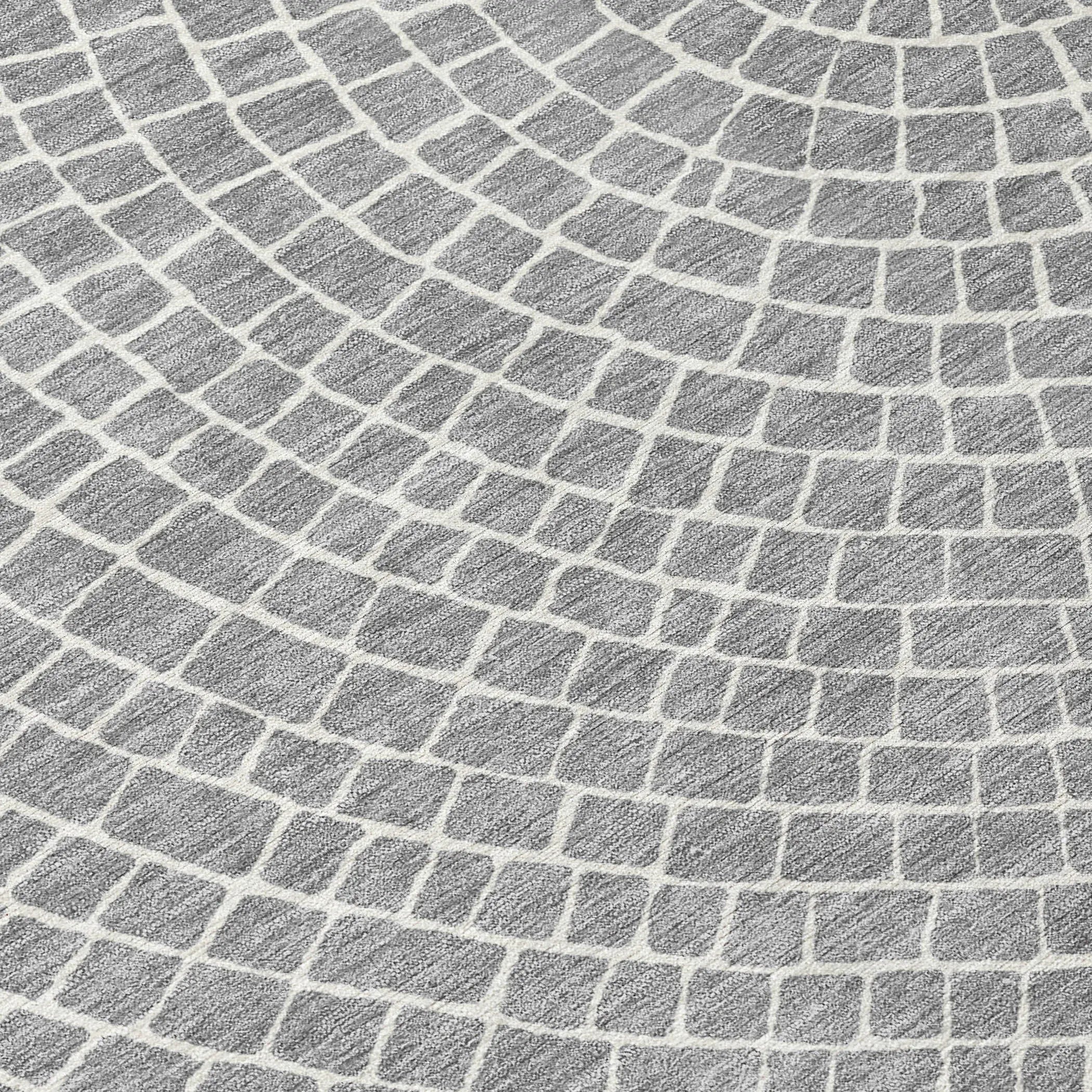 9' X 12' Gray And Ivory Geometric Washable Indoor Outdoor Area Rug Homeroots Outdoor
