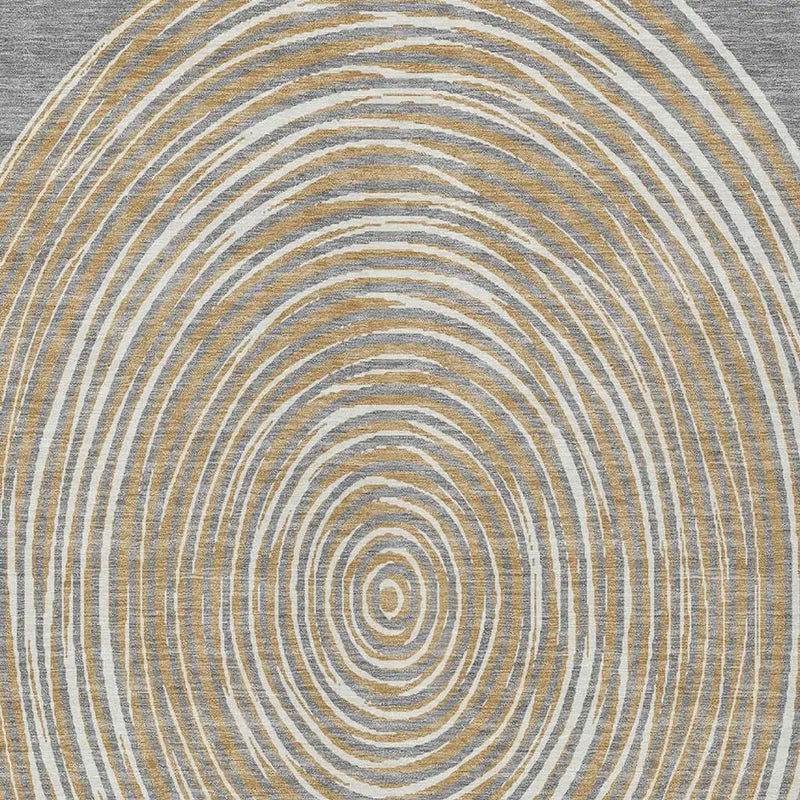9' X 12' Gray And Ivory Geometric Washable Indoor Outdoor Area Rug Homeroots Outdoor